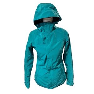 Burton Dry Ride Women's Ski Snowboard Hooded Jacket Teal Size XS